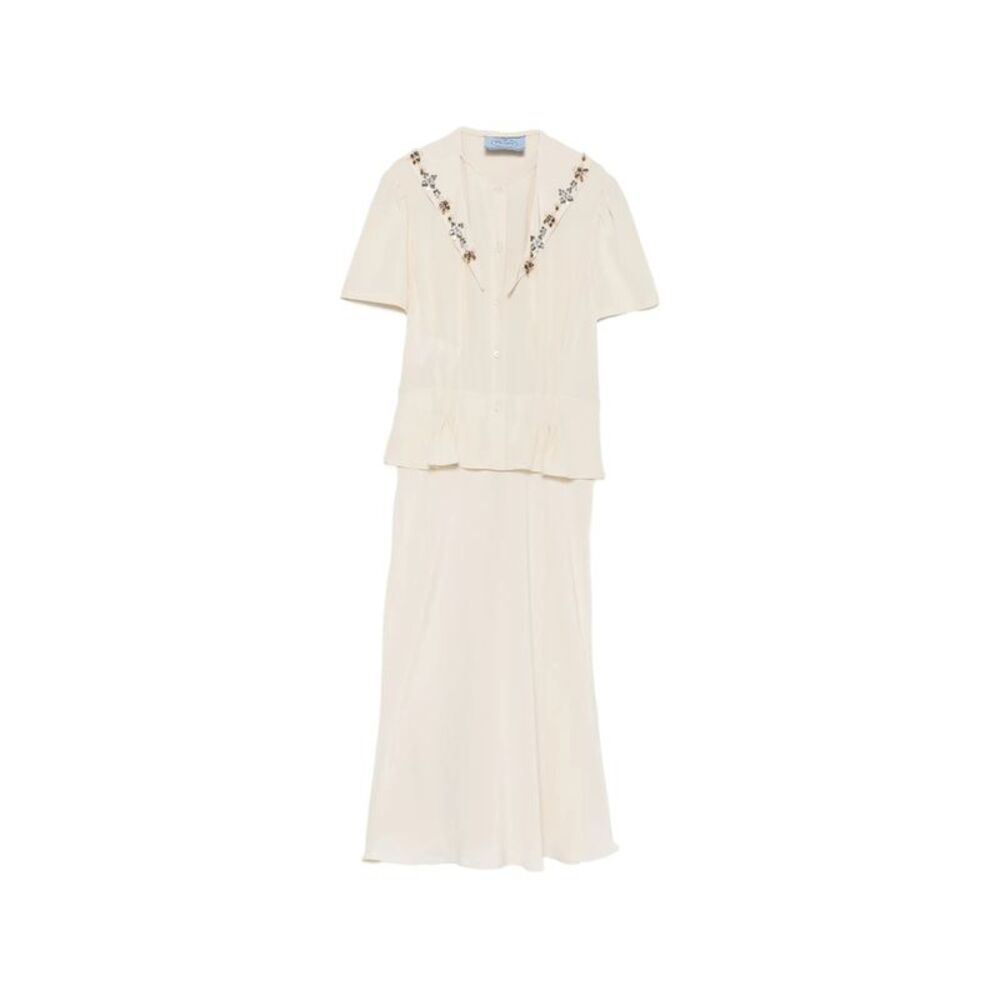 Prada Neutrals Dresses - Day Dresses Women
